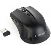 "Wireless Mouse Gembird MUSW-4B-04, Optical, 800-1600 dpi, 4 buttons, Ambidextrous, 2xAAA, Black
- https://gembird.nl/item.aspx?id=10393"