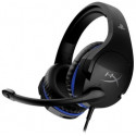 HYPERX Cloud Stinger PS4 Headset, Black/Blue, 90-degree rotating ear cups, Microphone built-in, Frequency response: 18Hz–23,000 Hz, Cable length:1.3m+1.7m extension, 3.5 jack, Input power rated 30mW, maximum 500mW