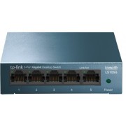 TP-LINK LS105G  5-port Gigabit Switch, 5 10/100/1000M RJ45 ports, steel case, LiteWave, Green Technology