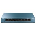 TP-LINK LS108G  8-port Gigabit Switch, 8 10/100/1000M RJ45 ports, steel case, LiteWave, Green Technology
