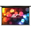 Elite Screens 100"(16:9) 222x125cm VMAX2 Series Electric Screen with IR/Low Voltage 3-way wall box, TopDrop 15cm, Black