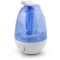 Humidifier ESPERANZA COOL SPRING EHA003 Tank capacity 3,5 L; Power 25 W; Suitable for rooms up to 40 m2; 3 levels of steam outputs; Steam output 300 ml / hr.; 11,5 hours of continuous operation without refilling the tank; Automatic shutdown after emptying
