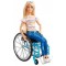 Barbie Fashionista in Scaun cu Rotile