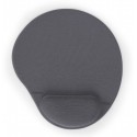 Gembird MP-GEL-GR, Gel mouse pad with wrist support, grey