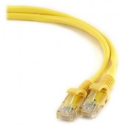 Patch cord cat. 5E PP12-2M/Y Yellow, 2 m, molded strain relief 50u" plugs