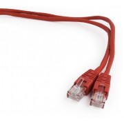 Patch cord cat. 5E PP12-3M/R Red, 3 m, molded strain relief 50u" plugs