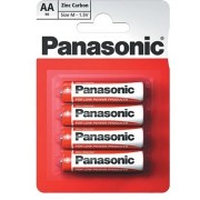 Panasonic "Zink Carbon" AA Blister*4, Manganese Dioxide, R6REL/4BPR