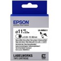 "Tape Heat Shrink Tube EPSON LK6WBA11 HST Blk/Wht d11/2,5, C53S656902
For Epson LabelWorks LW-1000P/ LW-600P/ LW-700/ LW-900P/ LW-Z710"