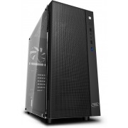 DEEPCOOL "MATREXX 55 MESH" ATX Case, with Side-Window (full sized 4mm thickness), Tempered Glass Side, without PSU, Tool-less, 1xUSB3.0, 2xUSB2.0 /Audio, Black