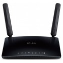 TP-LINK TL-MR6400 300Mbps Wireless N 4G LTE Router, build-in 4G LTE modem, support LTE (FDD/TDD)/DC-HSPA+/HSPA+/HSPA/UMTS/EDGE/GPRS/GSM, with 3x10/100Mbps LAN ports and 1x10/100Mbps LAN/WAN port, 300Mbps at 2.4GHz, 802.11b/g/n, 2 internal Wi-Fi antennas, 