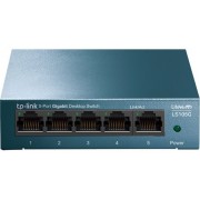 TP-LINK LS105G  5-Port Gigabit Desktop Switch, 5 10/100/1000Mbps RJ45 ports, steel case, Green Technology