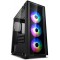 Case ATX Deepcool MATREXX 50 ADD-RGB 4F, w/o PSU, 4x120mm, RGB, Tempered Glass, USB3.0, Black
