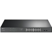 "16-Port Gigabit JetStream Smart PoE+ Switch TP-LINK ""TL-SG1218MPE"", 2 SFP Slots
16 10/100/1000Mbps RJ45 PoE+ Ports Switch with 2 SFP Slots
PoE power budget is up to 192W, making it ideal for small to medium business surveillance systems
Port Priorit