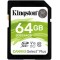 .64GB SDXC Card (Class 10) UHS-I , U1, Kingston Canvas Select Plus "SDS2/64GB" (R:100MB/s)
