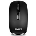Wireless Mouse SVEN RX-260W, Optical, 800-1600 dpi, 4 buttons, Ambidextrous, Black