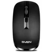 Wireless Mouse SVEN RX-260W, Optical, 800-1600 dpi, 4 buttons, Ambidextrous, Black