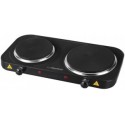 Electric Hot Plate ESPERANZA YELLOWSTONE EKH007K Black, 2500W (1x1500W, 1x1000W), 2 heating plates with a diameter of 18.8 cm and 15.5 cm, External dimensions of the oven: 48 x 23.5 x 7 cm, The length of the power cord: 0.75m, Smooth 5-step power regulati