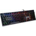 Gaming Keyboard Bloody B500N, Mecha-Like, Neon Glare, Game Mode, Water-Resistant, Black, USB