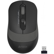 Wireless Mouse A4Tech FG10, Optical, 1000-2000 dpi, 4 buttons, Ambidextrous, 1xAA, Black/Grey, USB