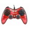 Gamepad Esperanza FIGHTER EGG105R Red, Vibration Game Pad, 16 buttons, 2 sticks, Ergonomic design, 2 modes (analog and digital), Soft sweat-resistant surface coating, PC Win 7,8,10 compatible, USB