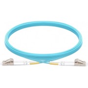 Fiber optic patch cords, Multimode OM4, LC-LC Duplex, 7M 