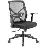  Lumi Premium High-Back Mesh Office Chair CH05-3, Black, Pneumatic Seat-Height Adjustment,  320mm Nylon Base, 50mm PU Caster, 80mm Class 3 Gas Lift, Weight Capacity 150 Kg