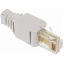 RJ45 Modular Plug, Cat.6, Toolless type 