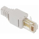 RJ45 Modular Plug, Cat.5E, Cat.5E, Toolless type 