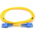 Fiber optic patch cords, singlemode Duplex SC-SC, 3m 