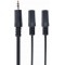 "Audio spliter cable 0.1m 3.5mm 3pin plug to 3.5 mm stereo + mic sockets, Cablexpert CCA-415M-0.1M - https://cablexpert.com/item.aspx?id=10050 "