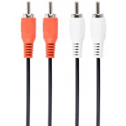 Cable RCA*2 - RCA*2,  7.5m, Cablexpert, CCA-2R2R-7.5M