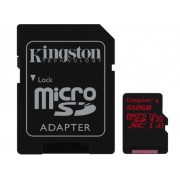 512GB microSD Class10 UHS-I U3 (V30) Kingston Canvas Cangas Go Plus, Ultimate, Read: 170Mb/s, Write: 90Mb/s, Ideal for Android mobile devices, action cams, drones and 4K video production