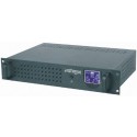 Gembird Rack 3.4U UPS UPS-RACK-1500, 1500VA/900W, AVR, 4xIEC, LCD display, USB control interface, 2x12V/7Ah Battery