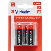 Verbatim Alcaline Battery  C, 2pcs
