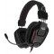 Gaming Headset SVEN AP-G555MV, 40mm drivers, 20-20000Hz, 32 Ohm, 99dB, 290g., 2x3.5mm, Black/Red