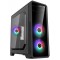 "Case ATX GAMEMAX G561-FRGB, w/o PSU, 3x120mm, RGB, Transparent panel, USB3.0, Black . Model    No.: : G561-FRGB Type: :