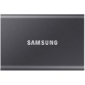 1.0TB (USB3.2/Type-C) Samsung Portable SSD T7 , Тitan Grey (85x57x8mm, 58g, R/W:1050/1000MB/s) 