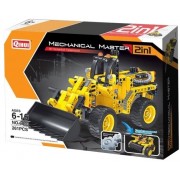 Конструктор QiHui 2in1, Construction Bulldozer & Tank, 261 pcs, 6803