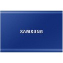 .500GB (USB3.2/Type-C) Samsung Portable SSD T7 , Blue (85x57x8mm, 58g, R/W:1050/1000MB/s) 