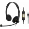 Headset EPOS Sennheiser SC 60 USB, 16—60000Hz, SPL:113dB, microphone with noise canceling