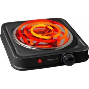 Electric Hot Plate ESPERANZA ETNA EKH001K, 1000W Black, 5 temperature degrees thermostatic protection against overheating The indicator light (on / off) Heat-resistant surface materials