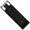 64Gb  USB3.2 Type-C   Kingston DataTraveler 70 Black  DT70/64GB