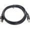 Cable USB2.0 PRO - 1.8m - SVEN Am-Bm, 1.8m, A-plug B-plug, ferritte filter, Black