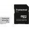 512GB MicroSD (Class 10) UHS-I (U3) +SD adapter, Transcend "TS512GUSD300S" (R/W:95/40MB/s)