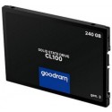 2.5" SSD 240GB  GOODRAM CL100 Gen.3, SATAIII, Read: 520 MB/s, Writes: 400 MB/s, 7mm, Controller Marvell 88NV1120, NAND TLC 3D