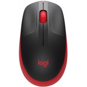Logitech Wireless Mouse M190 Full-size - RED - 2.4GHZ - EMEA - M190