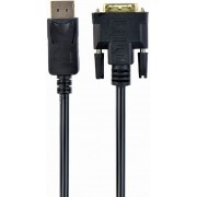 "Cable  DP to DVI 1.8m, Cablexpert, ""CC-DPM-DVIM-6"", Black
-  
  https://cablexpert.com/item.aspx?id=7893 "