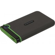 4.0TB (USB3.1) 2.5" Transcend "StoreJet 25M3S", Iron Gray, Rubber Anti-Shock, One Touch Backup 