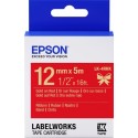 Tape Cartridge EPSON 12mm/5m Ribbon Gld/Red, LK4RKK C53S654033 