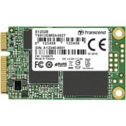 .mSATA SSD  512GB Transcend "TS512GMSA452T" [R/W:560/520MB/s, 95K IOPS, SM2258, 3K P/E cycles,3DTLC] 